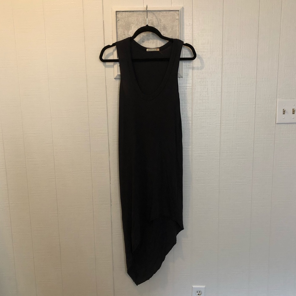 Asymmetrical black dress